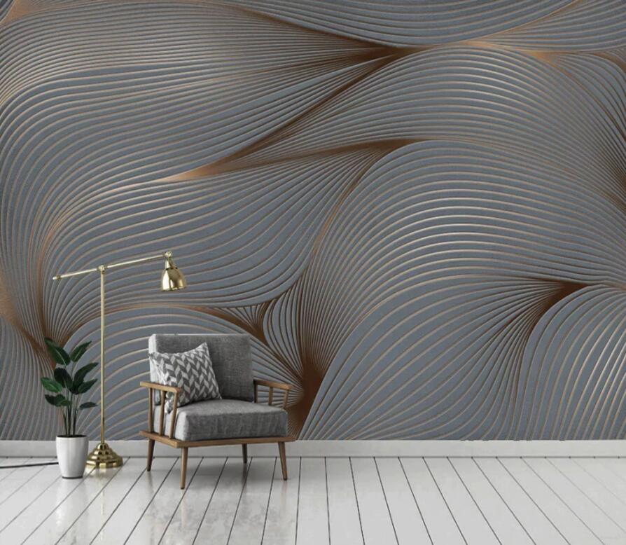 3D Geometric Lines 1364 Wall Murals Wallpaper AJ Wallpaper 2 