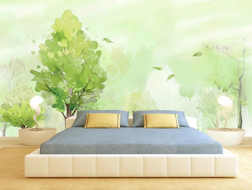 3D Green Forest 1109 Wall Murals Wallpaper AJ Wallpaper 2 