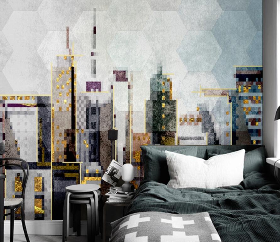 3D High Building 1525 Wall Murals Wallpaper AJ Wallpaper 2 