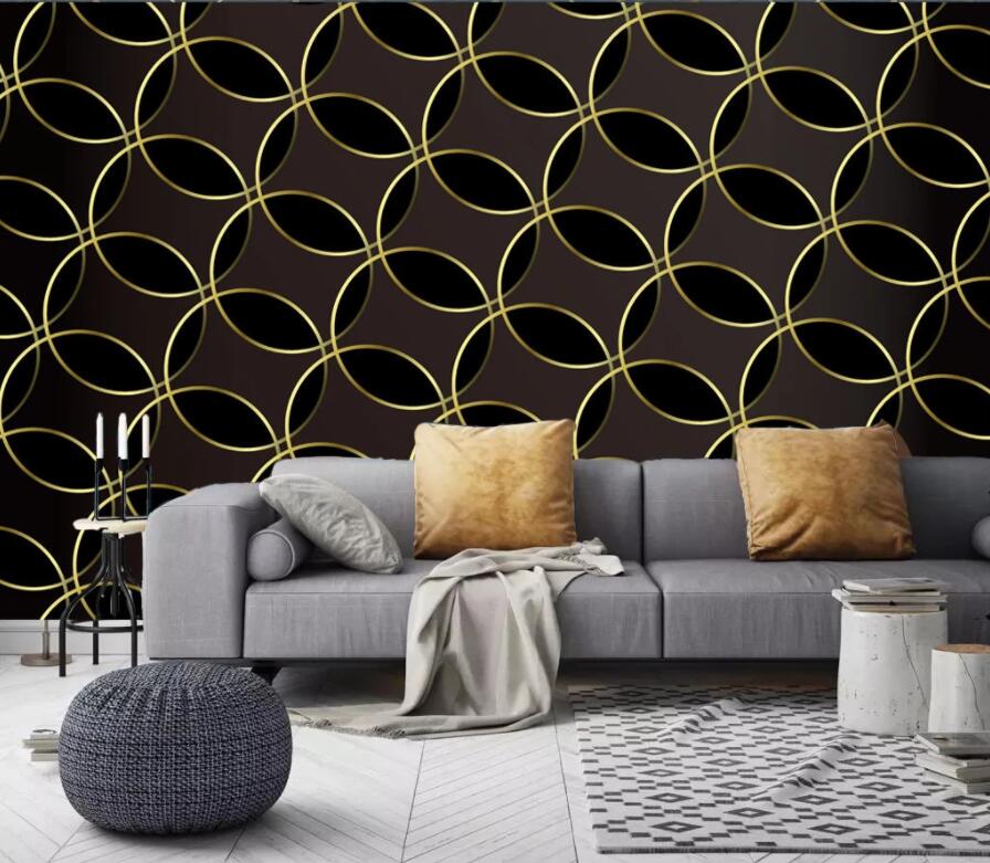 3D Golden Circle 1979 Wall Murals Wallpaper AJ Wallpaper 2 