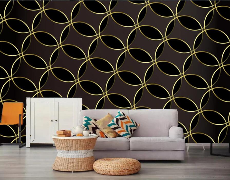 3D Golden Circle 1979 Wall Murals Wallpaper AJ Wallpaper 2 