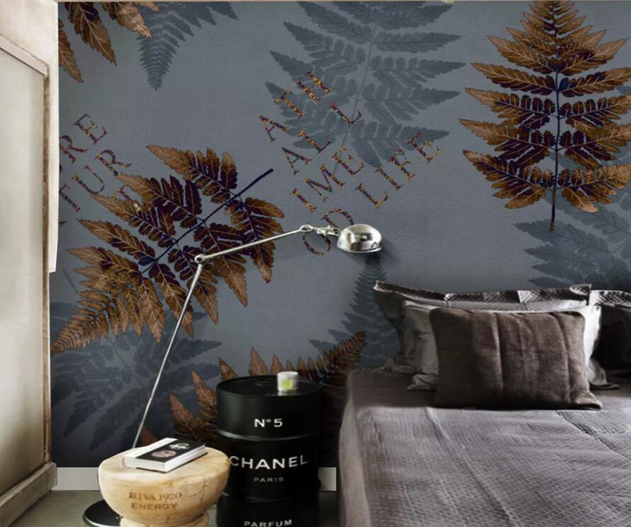 3D Leaves 1383 Wall Murals Wallpaper AJ Wallpaper 2 