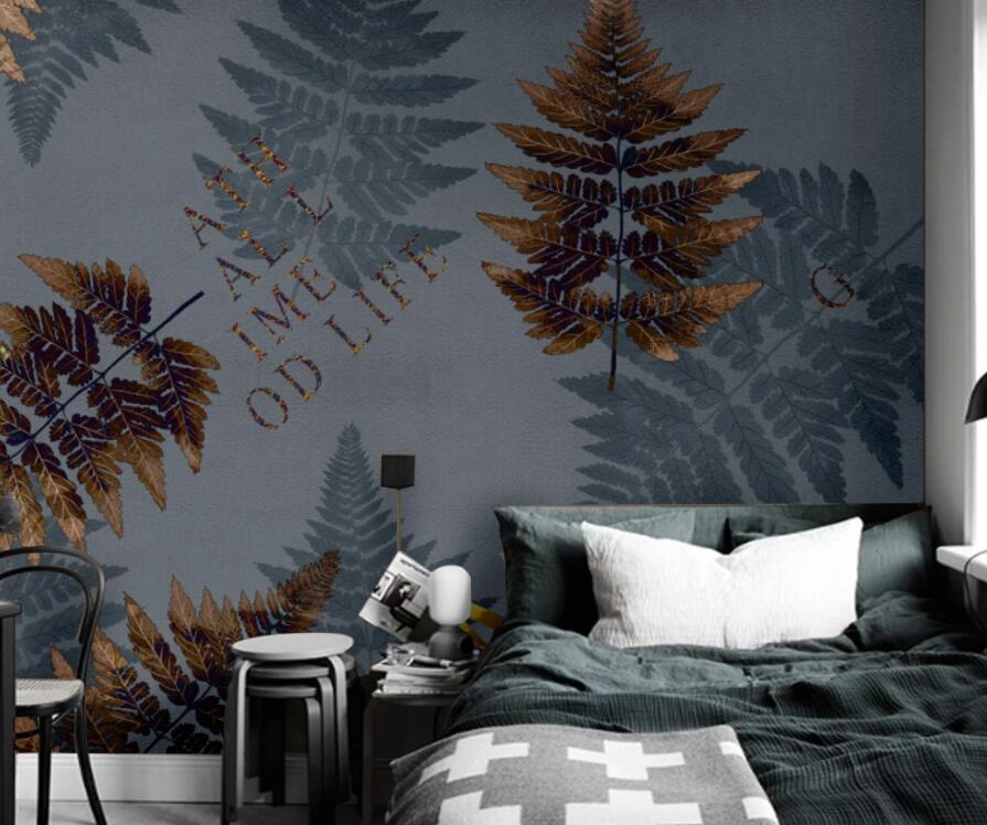 3D Leaves 1383 Wall Murals Wallpaper AJ Wallpaper 2 