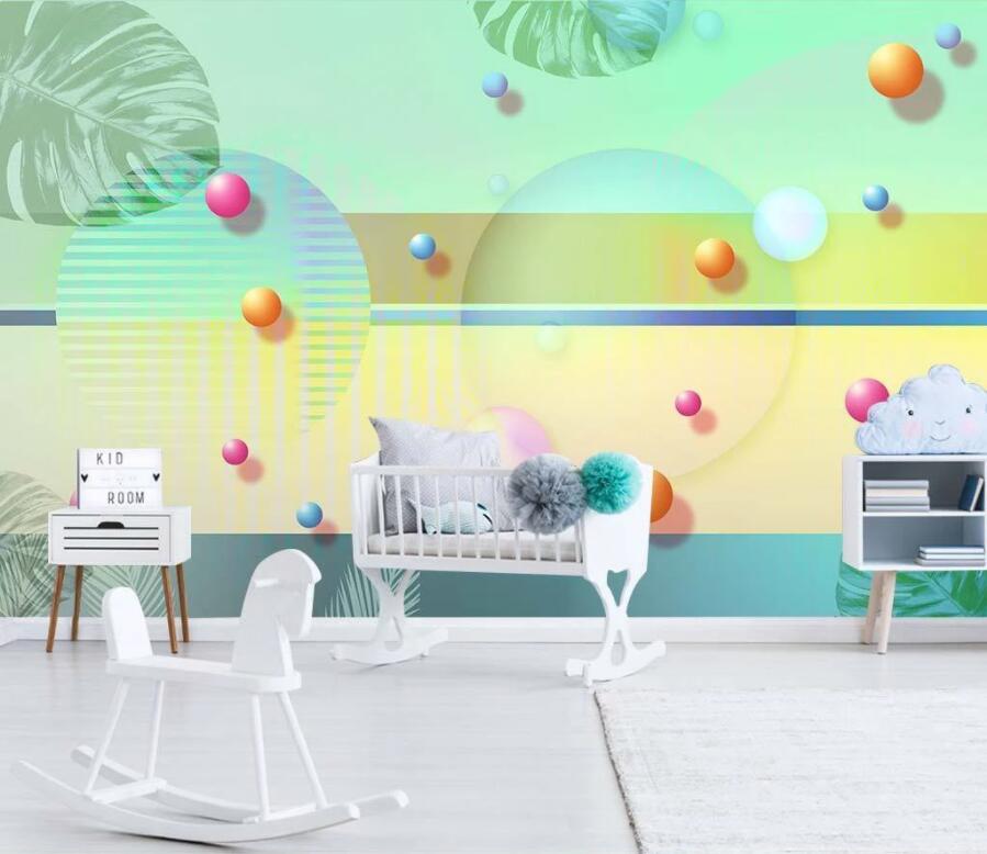 3D Cute Ball 489 Wall Murals Wallpaper AJ Wallpaper 2 