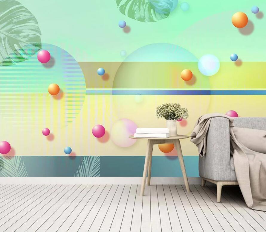 3D Cute Ball 489 Wall Murals Wallpaper AJ Wallpaper 2 