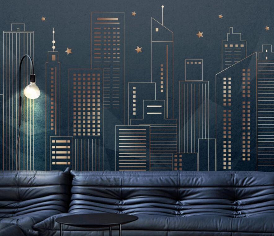 3D High Building 1580 Wall Murals Wallpaper AJ Wallpaper 2 