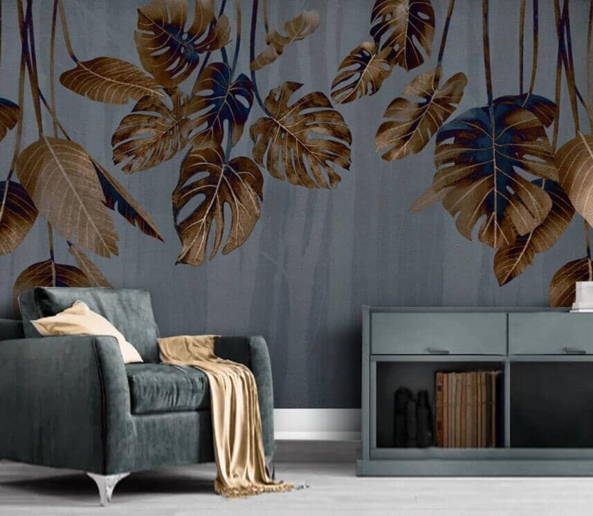 3D Dead Leaves 2421 Wall Murals Wallpaper AJ Wallpaper 2 