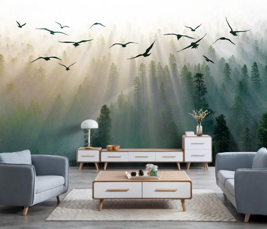 3D Woods Bird 770 Wall Murals Wallpaper AJ Wallpaper 2 