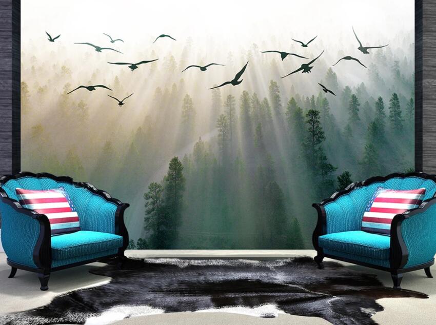 3D Woods Bird 770 Wall Murals Wallpaper AJ Wallpaper 2 