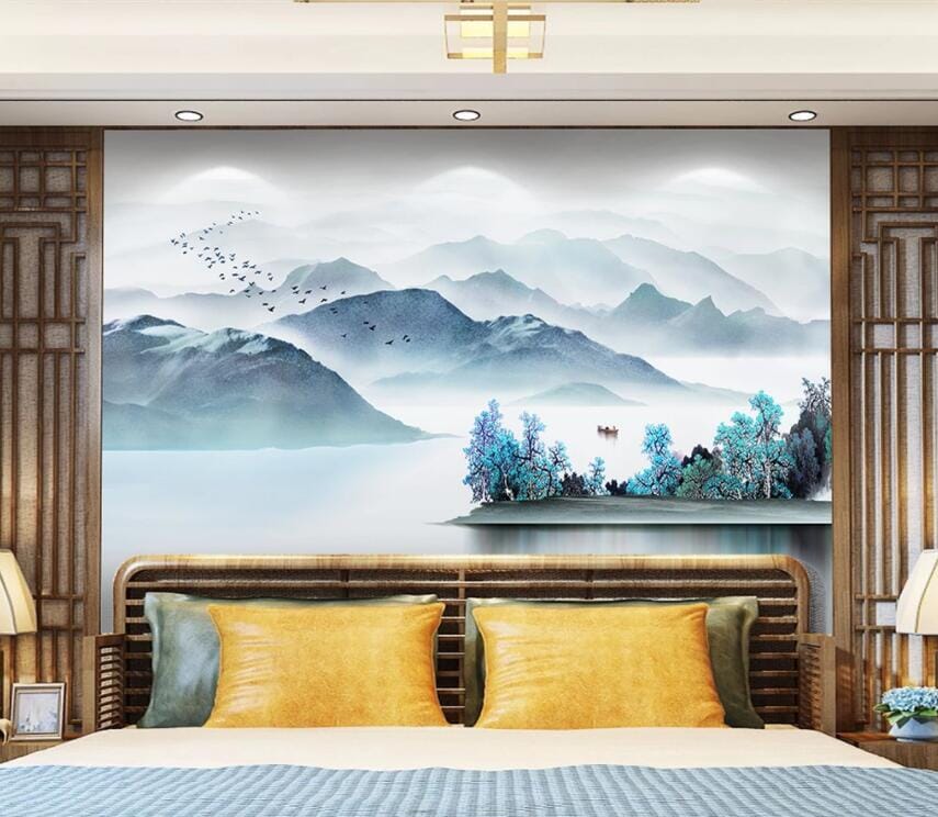 3D River Valley 1887 Wall Murals Wallpaper AJ Wallpaper 2 