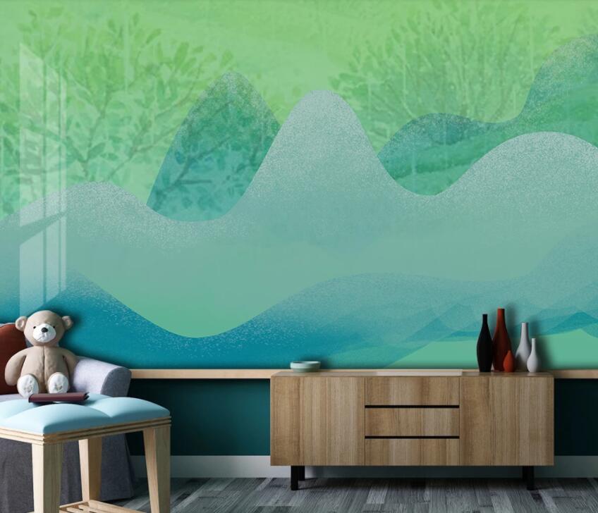 3D Valley 1960 Wall Murals Wallpaper AJ Wallpaper 2 