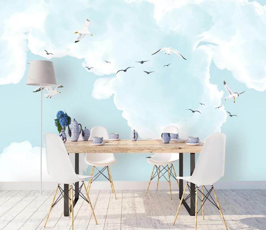 3D Sky Birds 2363 Wall Murals Wallpaper AJ Wallpaper 2 