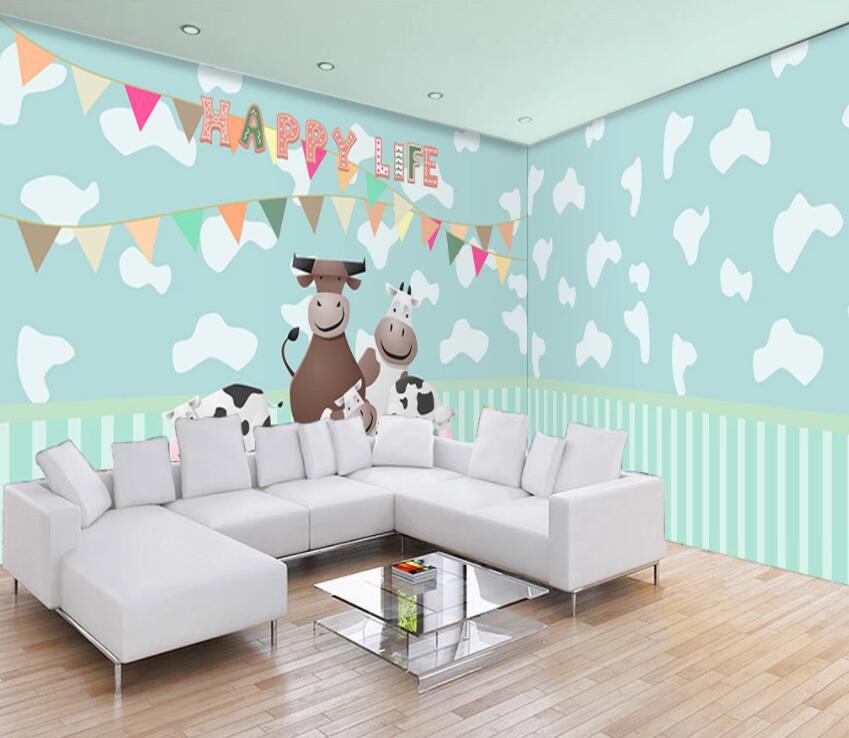 3D Cow 1182 Wall Murals Wallpaper AJ Wallpaper 2 