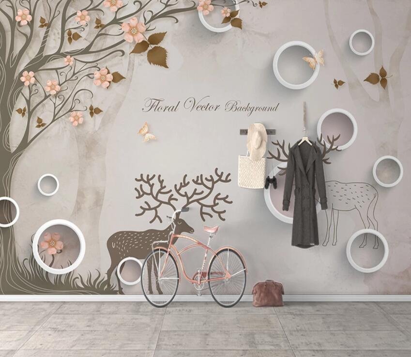 3D Forest Fawn 882 Wall Murals Wallpaper AJ Wallpaper 2 