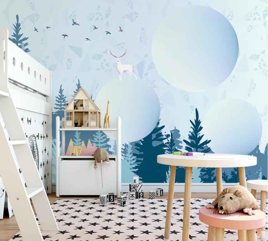 3D Forest Fawn 860 Wall Murals Wallpaper AJ Wallpaper 2 