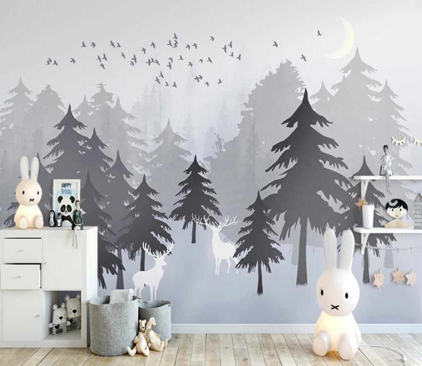 3D Misty Valley 754 Wall Murals Wallpaper AJ Wallpaper 2 