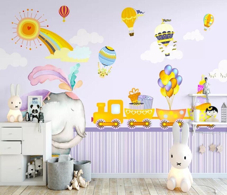 3D Painted balloon 740 Wall Murals Wallpaper AJ Wallpaper 2 