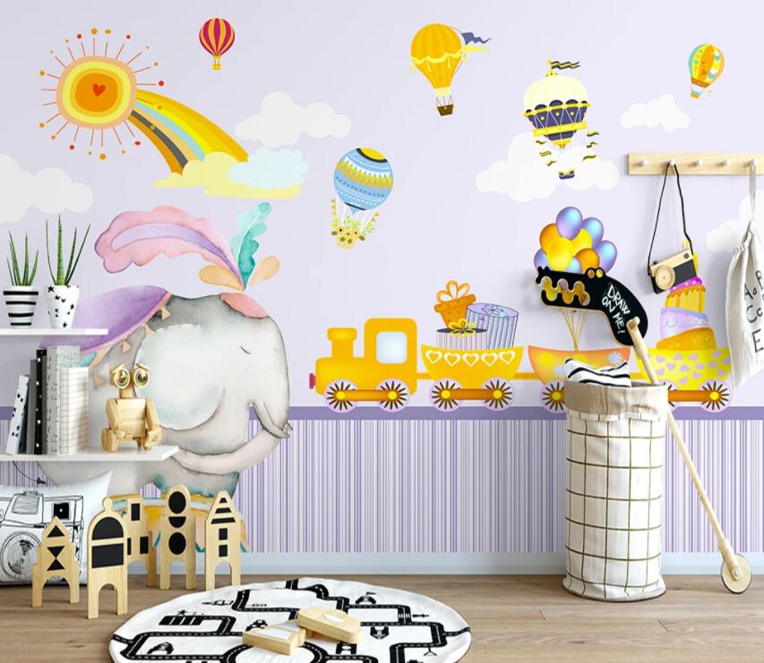 3D Painted balloon 740 Wall Murals Wallpaper AJ Wallpaper 2 