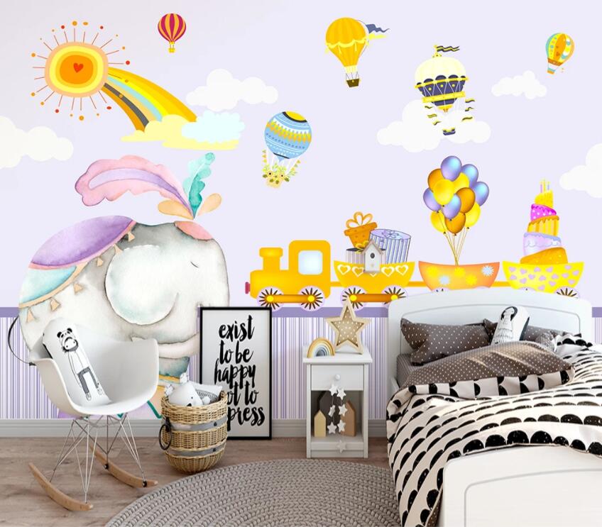 3D Painted balloon 740 Wall Murals Wallpaper AJ Wallpaper 2 