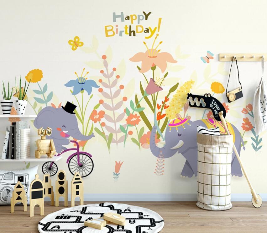 3D Animal Park 671 Wall Murals Wallpaper AJ Wallpaper 2 