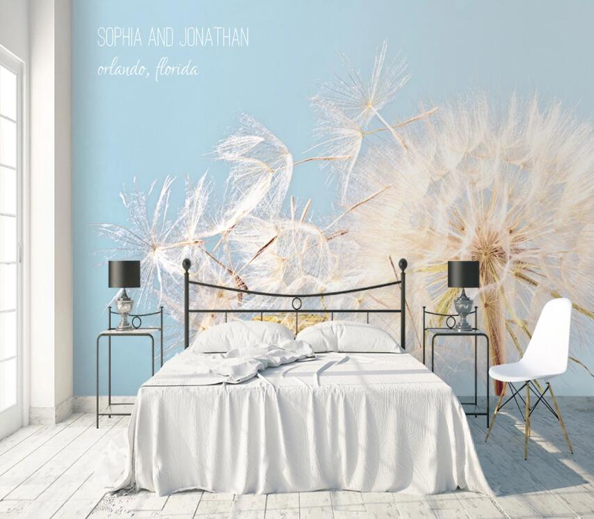 3D Dandelion 586 Wall Murals Wallpaper AJ Wallpaper 2 