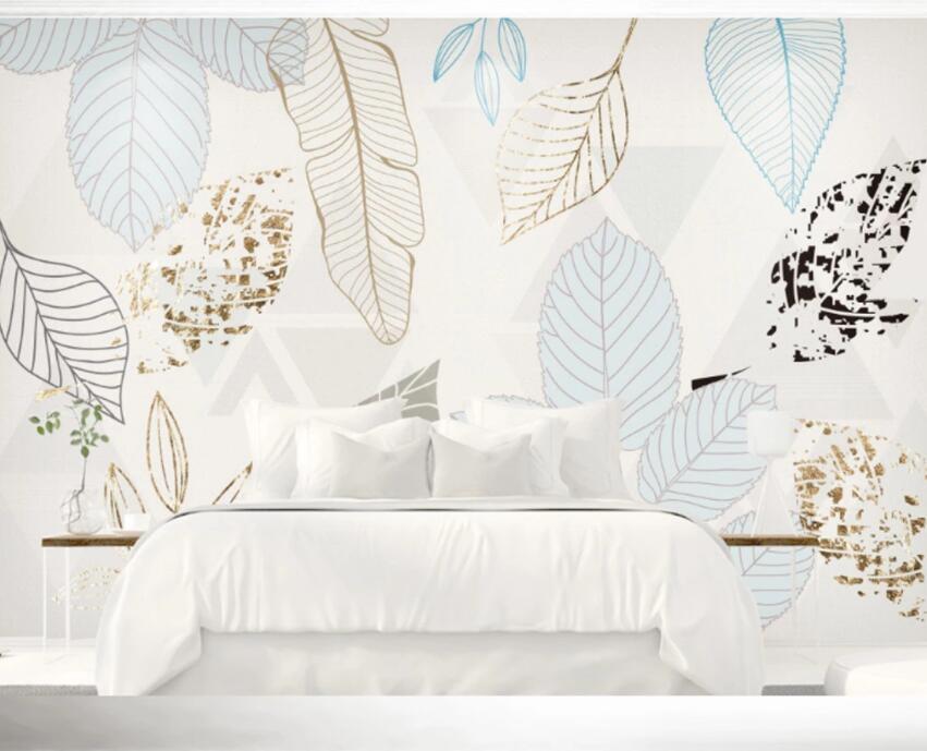 3D Colored Leaves 133 Wall Murals Wallpaper AJ Wallpaper 2 