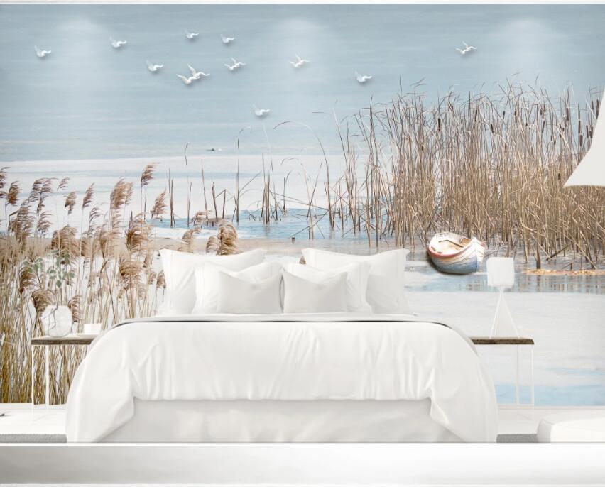 3D Reed Seabird 132 Wall Murals Wallpaper AJ Wallpaper 2 