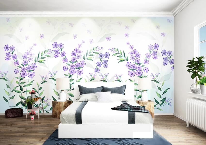 3D Lavender 1149 Wall Murals Wallpaper AJ Wallpaper 2 