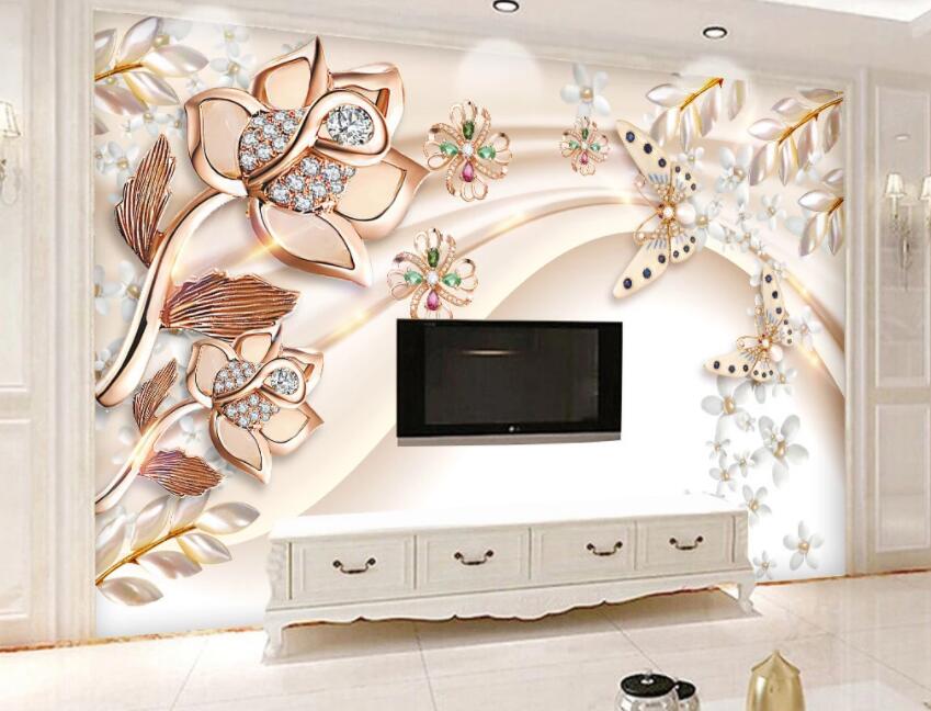 3D Flowers 1124 Wall Murals Wallpaper AJ Wallpaper 2 