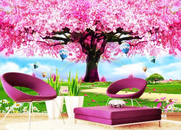 3D Pink Flowers 982 Wall Murals Wallpaper AJ Wallpaper 2 