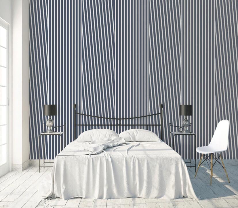 3D Gray Stripe 285 Wall Murals Wallpaper AJ Wallpaper 2 