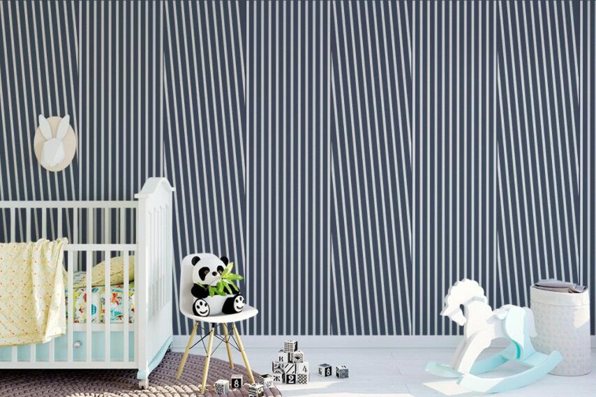 3D Gray Stripe 285 Wall Murals Wallpaper AJ Wallpaper 2 