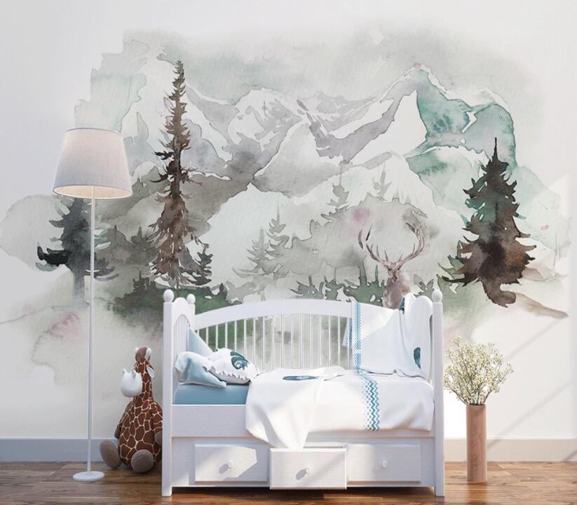 3D Forest 266 Wall Murals Wallpaper AJ Wallpaper 2 