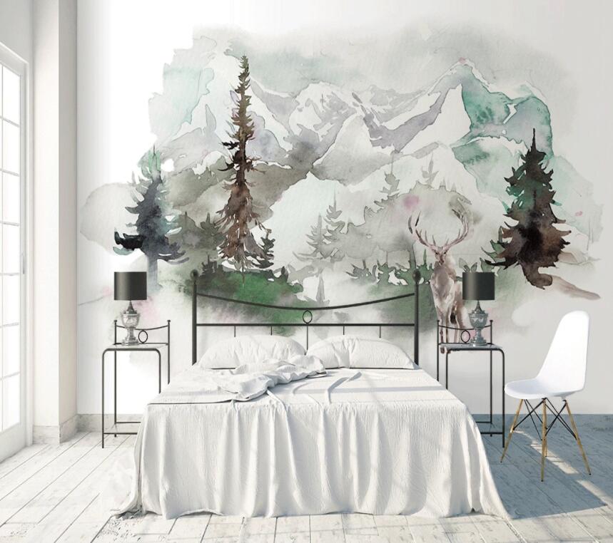 3D Forest 266 Wall Murals Wallpaper AJ Wallpaper 2 