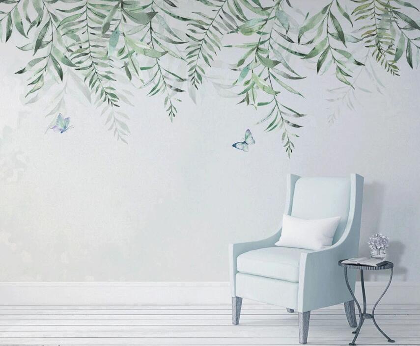 3D Leaf Butterfly 163 Wall Murals Wallpaper AJ Wallpaper 2 