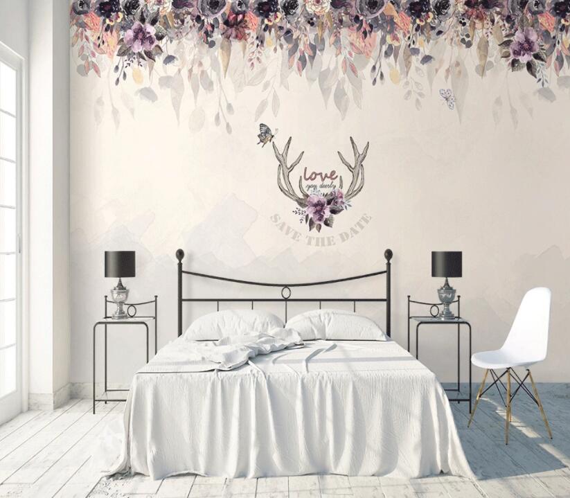 3D Elk Antler 153 Wall Murals Wallpaper AJ Wallpaper 2 