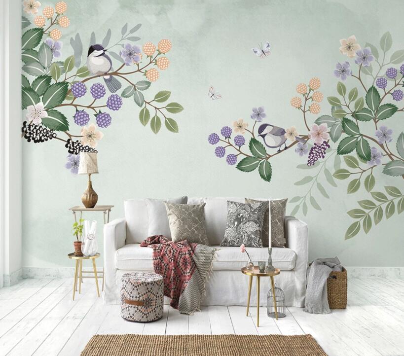 3D Cute Flowers 140 Wall Murals Wallpaper AJ Wallpaper 2 