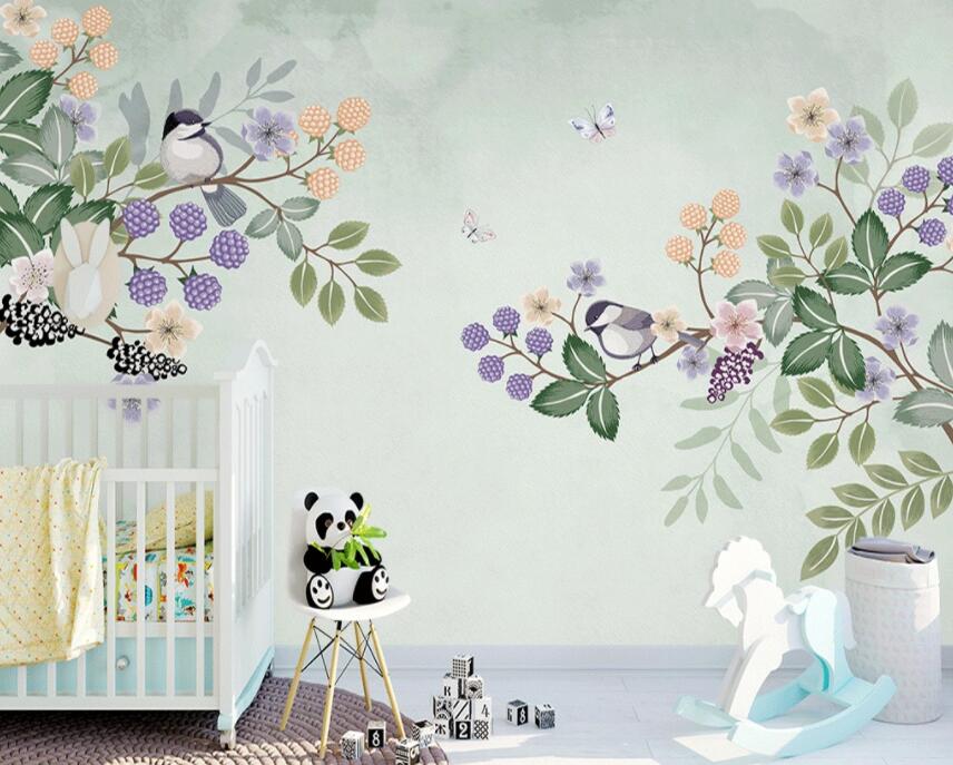 3D Cute Flowers 140 Wall Murals Wallpaper AJ Wallpaper 2 