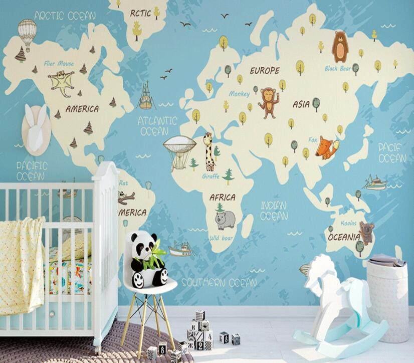 3D Map 128 Wall Murals Wallpaper AJ Wallpaper 2 