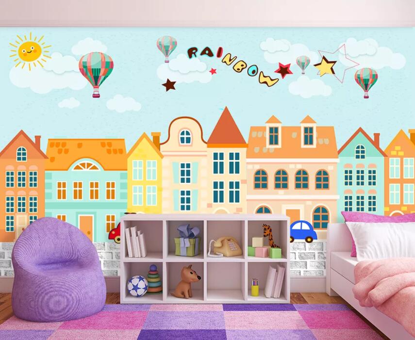 3D Urban Color 1388 Wall Murals Wallpaper AJ Wallpaper 2 