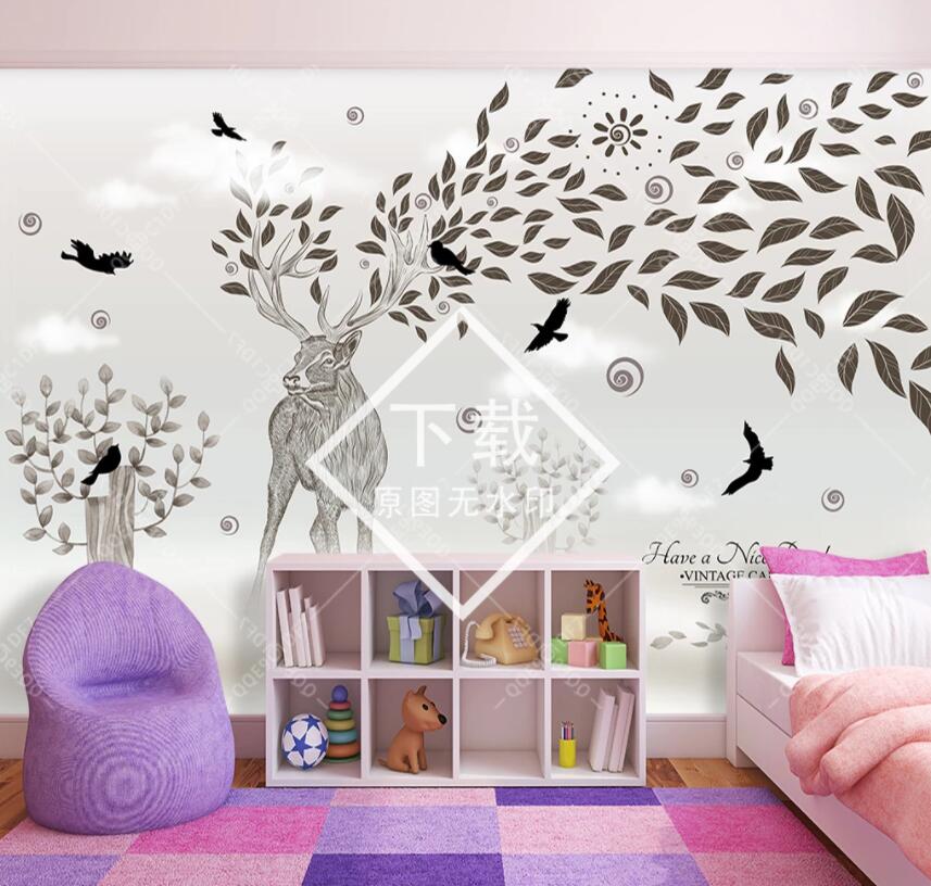 3D Elk 1408 Wall Murals Wallpaper AJ Wallpaper 2 