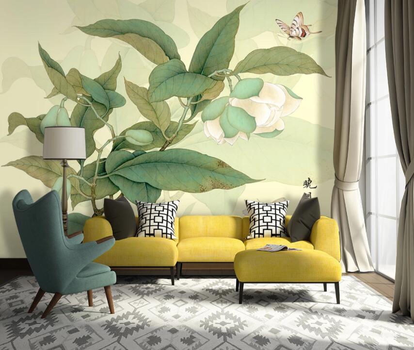 3D Leaves 1370 Wall Murals Wallpaper AJ Wallpaper 2 