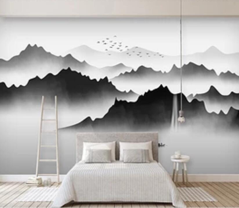 3D Black Valley 3037 Wall Murals Wallpaper AJ Wallpaper 2 