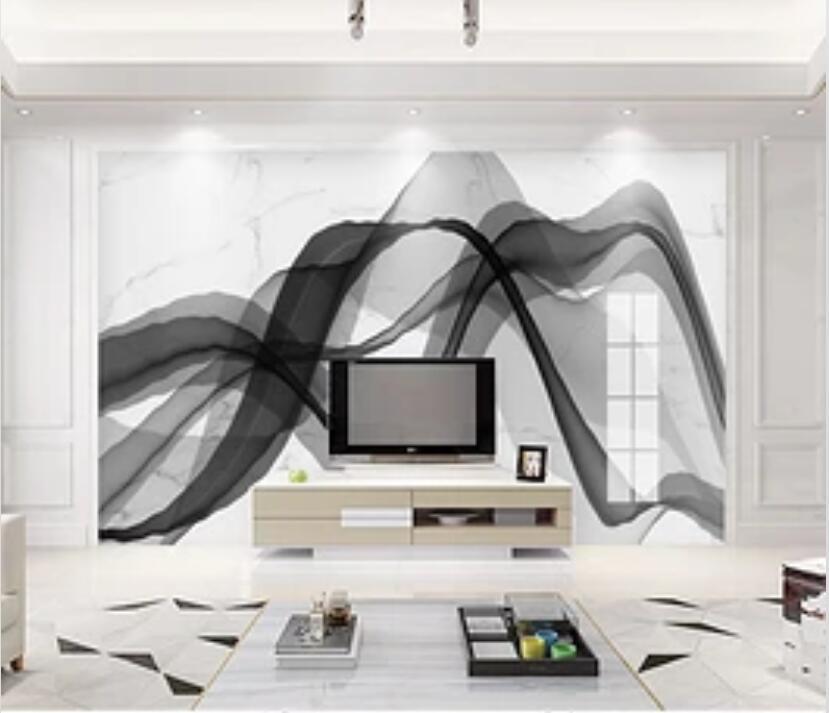 3D Black Ink 1857 Wall Murals Wallpaper AJ Wallpaper 2 