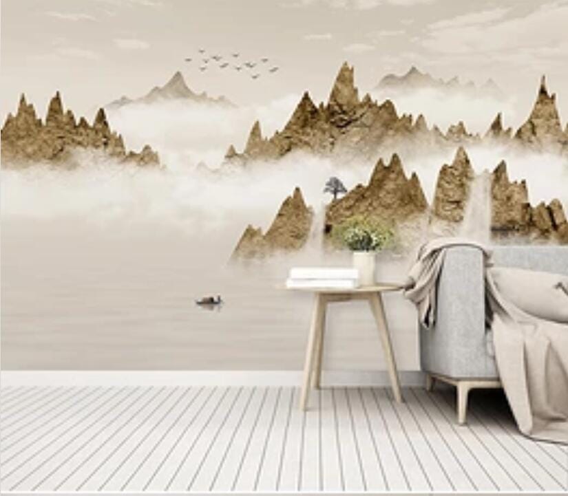 3D Towering Valley 2551 Wall Murals Wallpaper AJ Wallpaper 2 