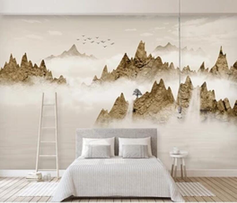 3D Towering Valley 2551 Wall Murals Wallpaper AJ Wallpaper 2 