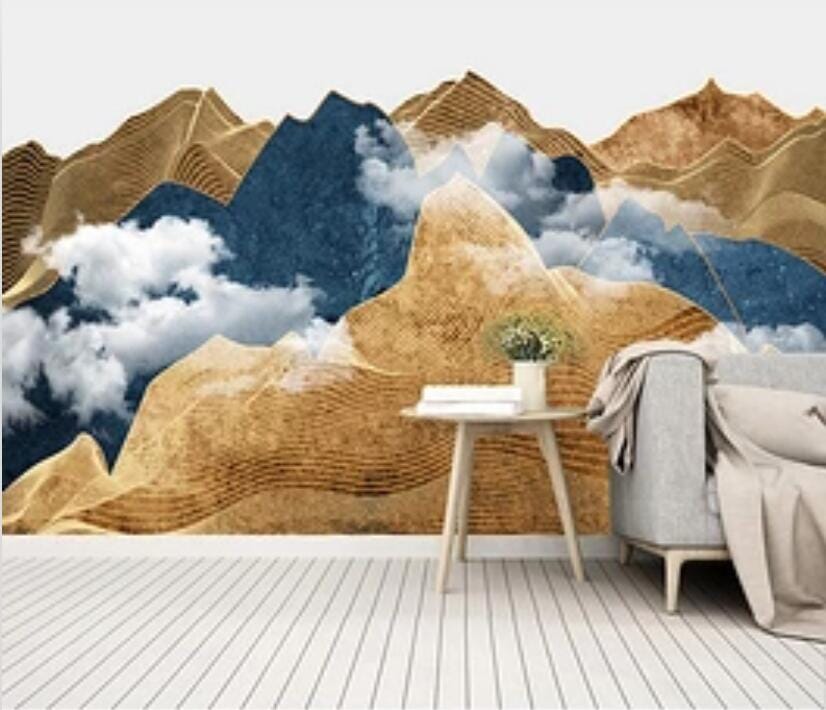 3D Colored Hills 2275 Wall Murals Wallpaper AJ Wallpaper 2 