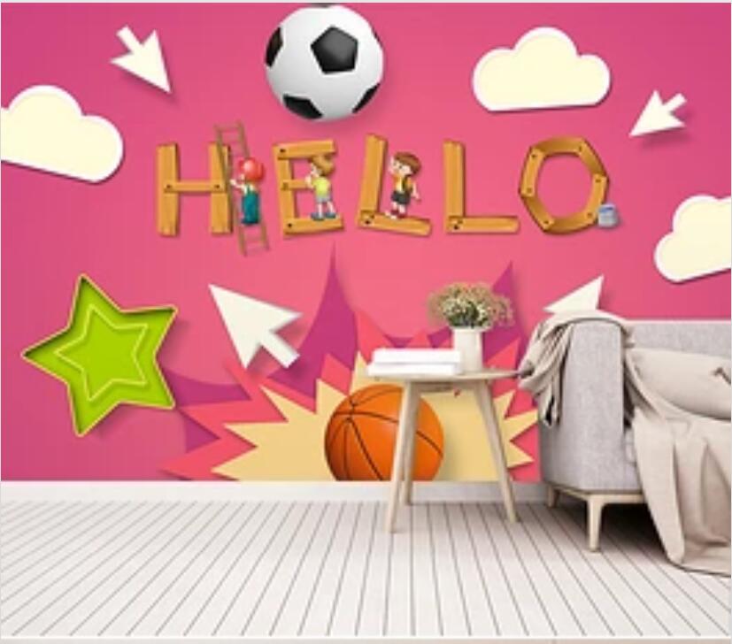 3D Color Football 937 Wall Murals Wallpaper AJ Wallpaper 2 