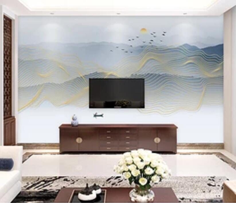 3D Golden Mist 1908 Wall Murals Wallpaper AJ Wallpaper 2 