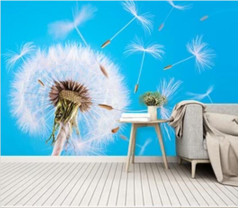 3D Dandelion 567 Wall Murals Wallpaper AJ Wallpaper 2 